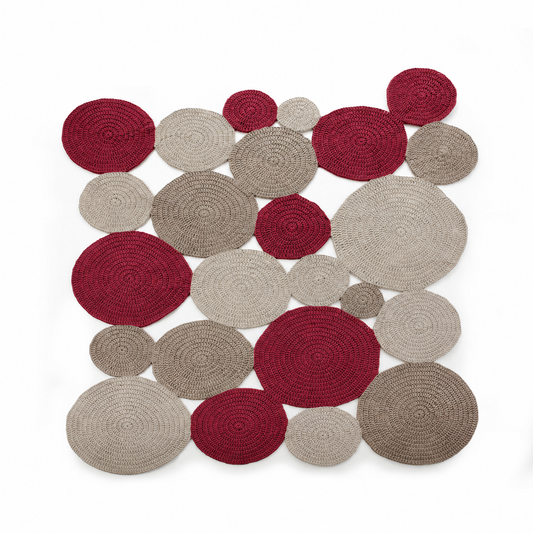 Tapete Bolas Outdoor 225x260 Cru/Fendi/Figo