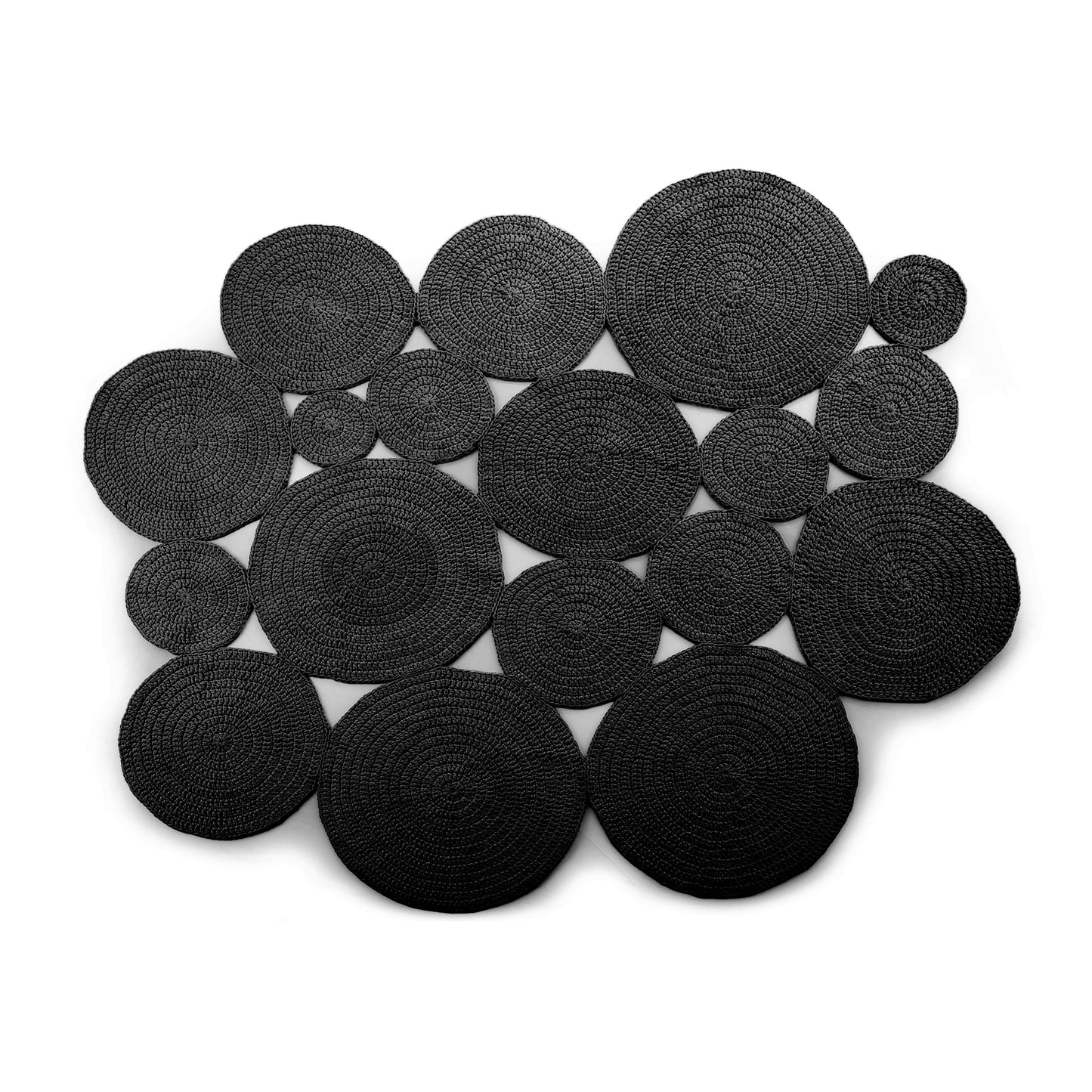 Tapete Bolas Outdoor 220x250 Preto