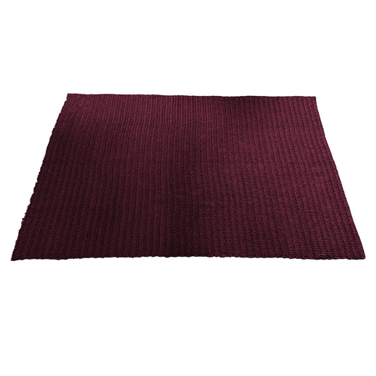 Tapete em Crochê Outdoor 200x300 Marsala Pronta Entrega