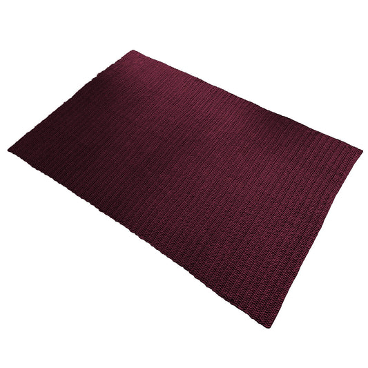 Tapete em Crochê Outdoor 200x300 Marsala Pronta Entrega