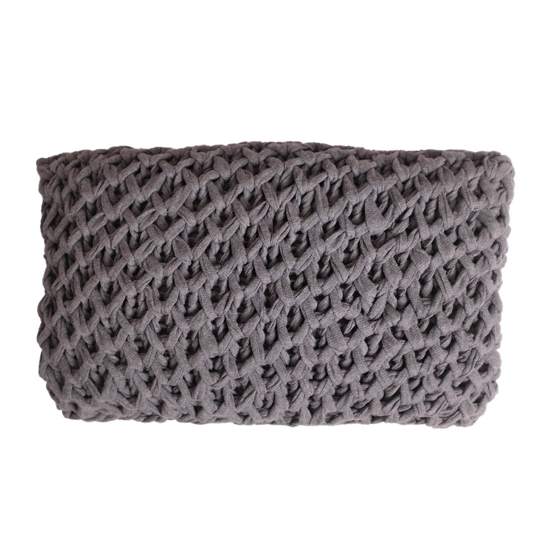 Almofada Colmeia 30x45 Cinza Pronta Entrega