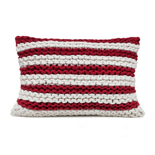 Almofada Listra Retangular 40x60 Vermelho