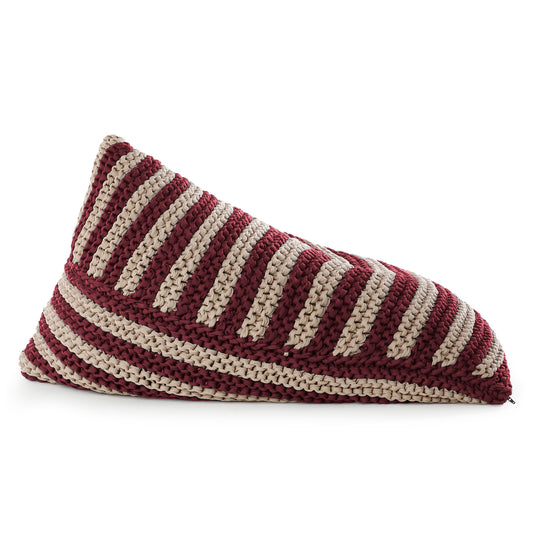 Puff String Listrado Outdoor 90x120 Marsala