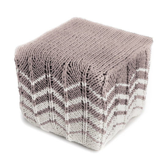 Puff Zig Zag 40x45 Rose Pronta Entrega